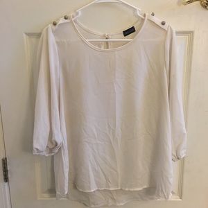 White Career Blouse - Love Culture